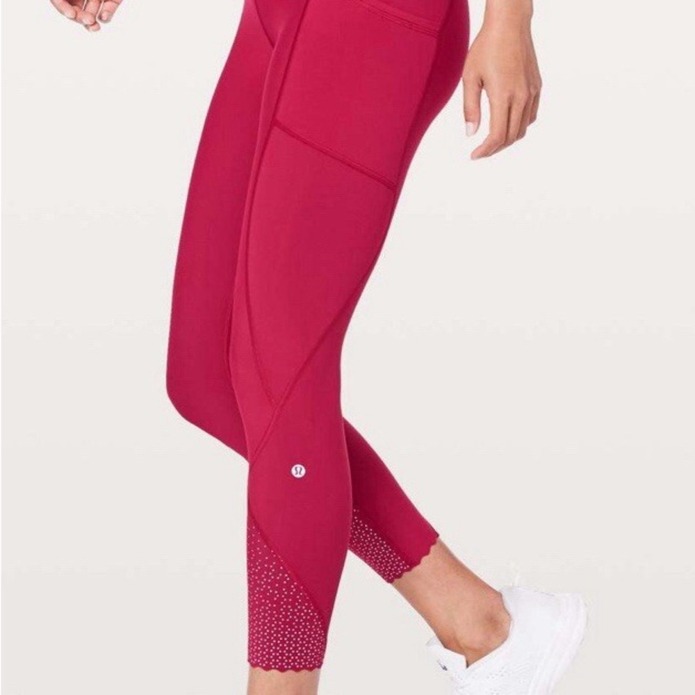 Lululemon Athletica Vibrant Red Leggings